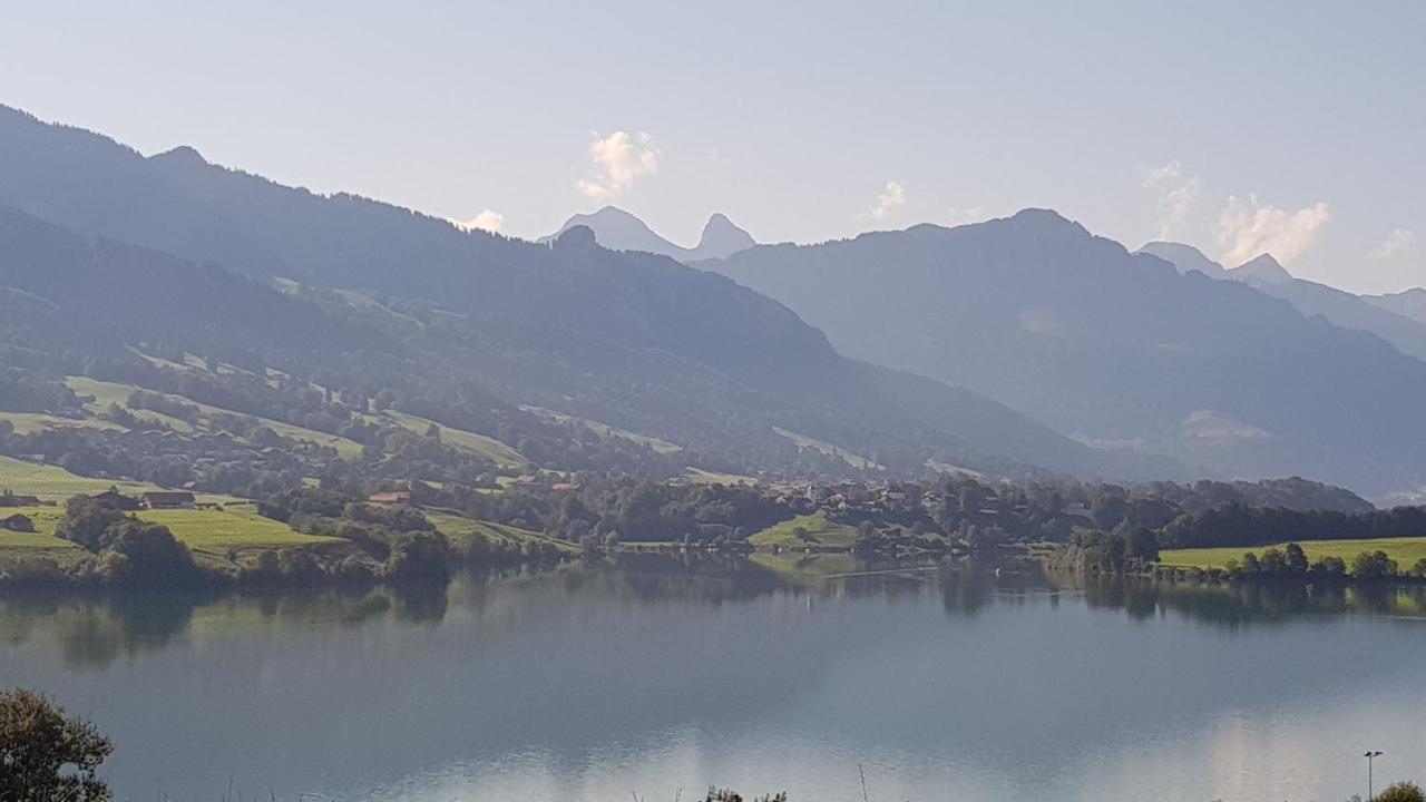 Petite Maison Sur La Colline Du Gibloux: 1Chambre,1 Salon Et Salle De Bain Prives Au Rez De Chausse, Piscine Exterieur Et Bbq , Le Châtelard-Montreux Εξωτερικό φωτογραφία